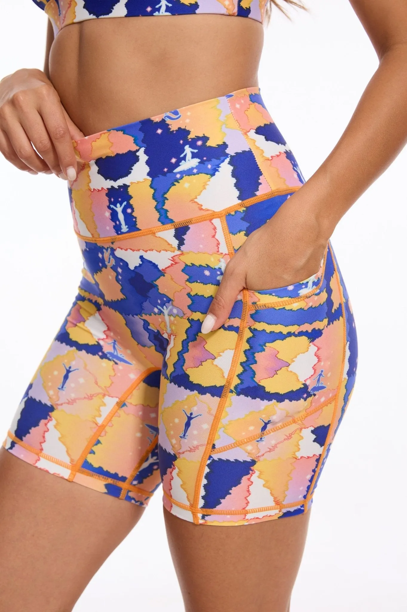 Trailblaze GeoPrint Biker Shorts