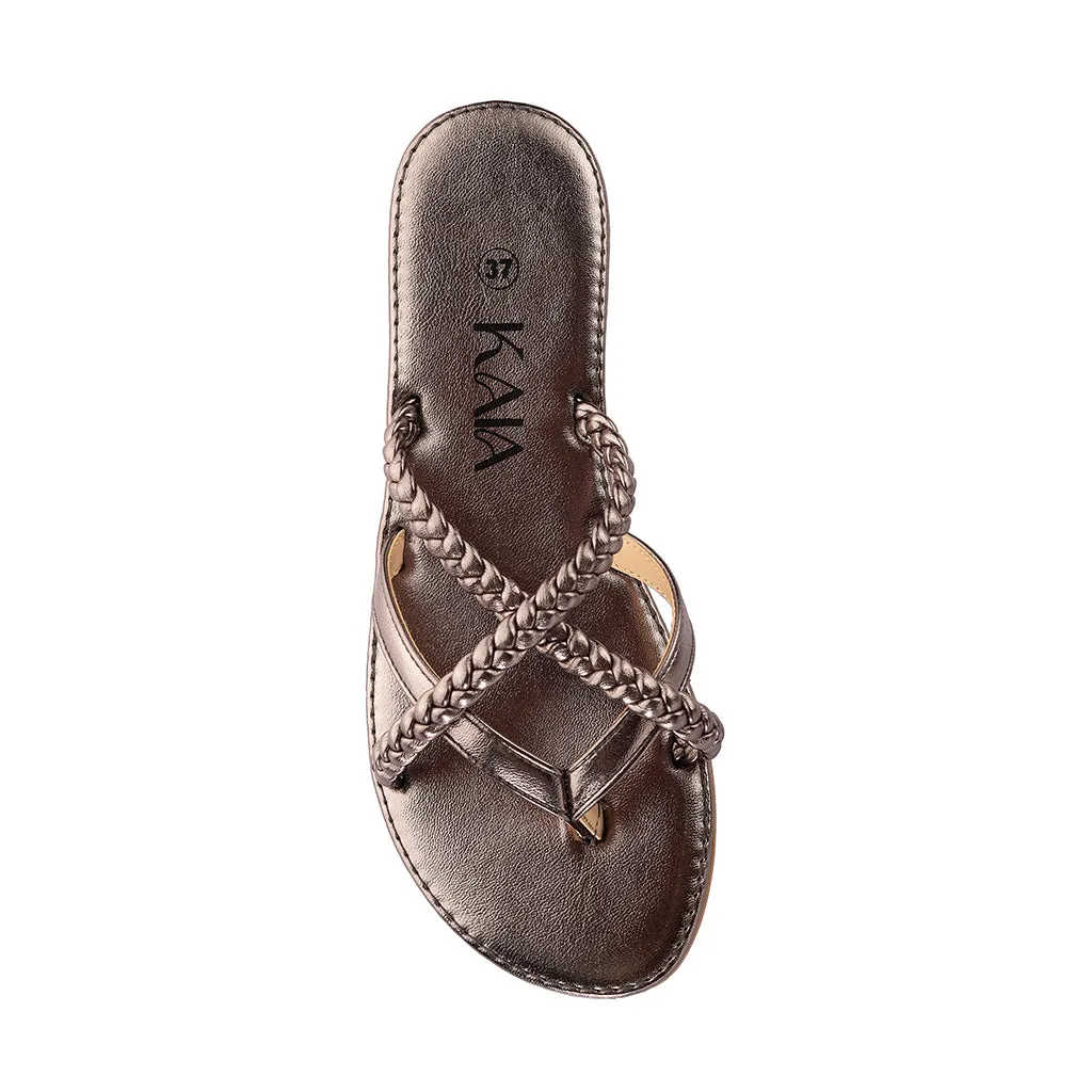 Triple Braided Slippers