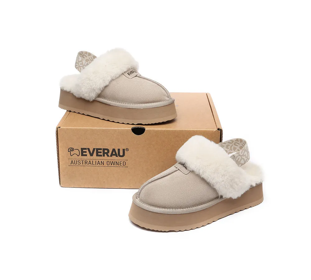 UGG Women Removable Strap Slingback Platform Slippers Forever