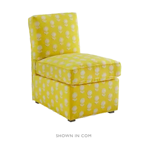 Upholstered Slipper Chair
