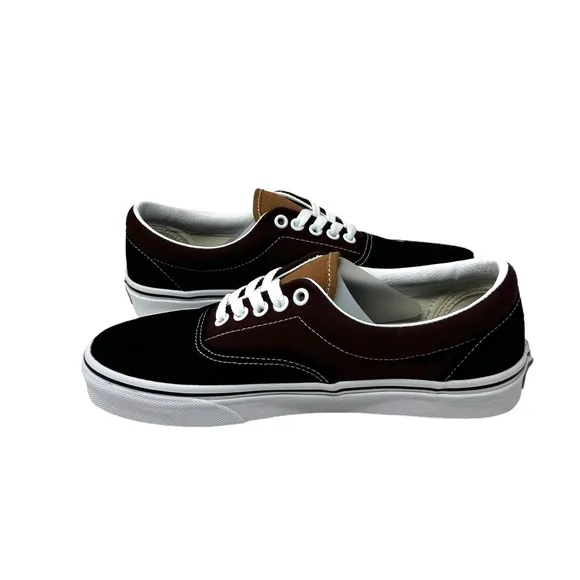 VANS Era Classic Sneakers SB Men's Size Low Top Black Brown Canvas VN0005UEYS8