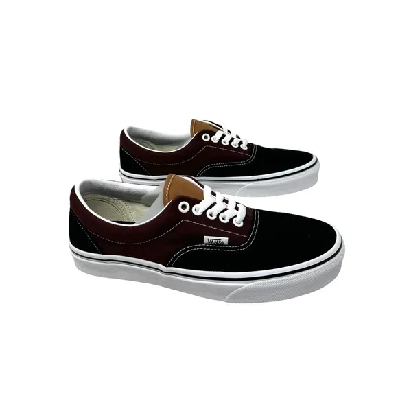 VANS Era Classic Sneakers SB Men's Size Low Top Black Brown Canvas VN0005UEYS8