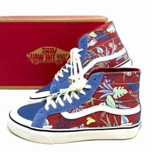 VANS Sk8-Hi 138 Decon Blue Beige Women's Suede VN0A4BX2B6R Size Sneakers Canvas