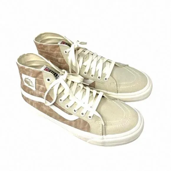 VANS Sk8-Hi 38 Decon Shoe Sand Canvas Men's VN0A4BX62ZA Skate Sneakers Size