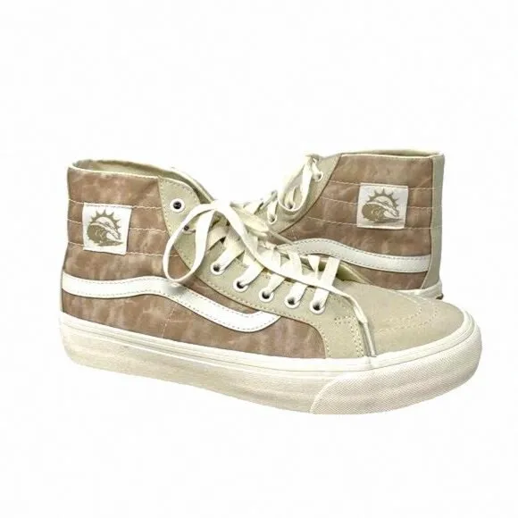 VANS Sk8-Hi 38 Decon Shoe Sand Canvas Men's VN0A4BX62ZA Skate Sneakers Size