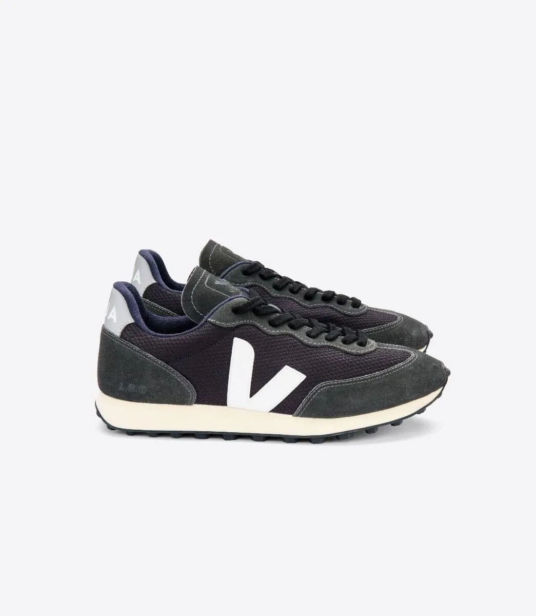 Veja - Women's Rio Branco ALVEOMESH Black White Oxford Grey