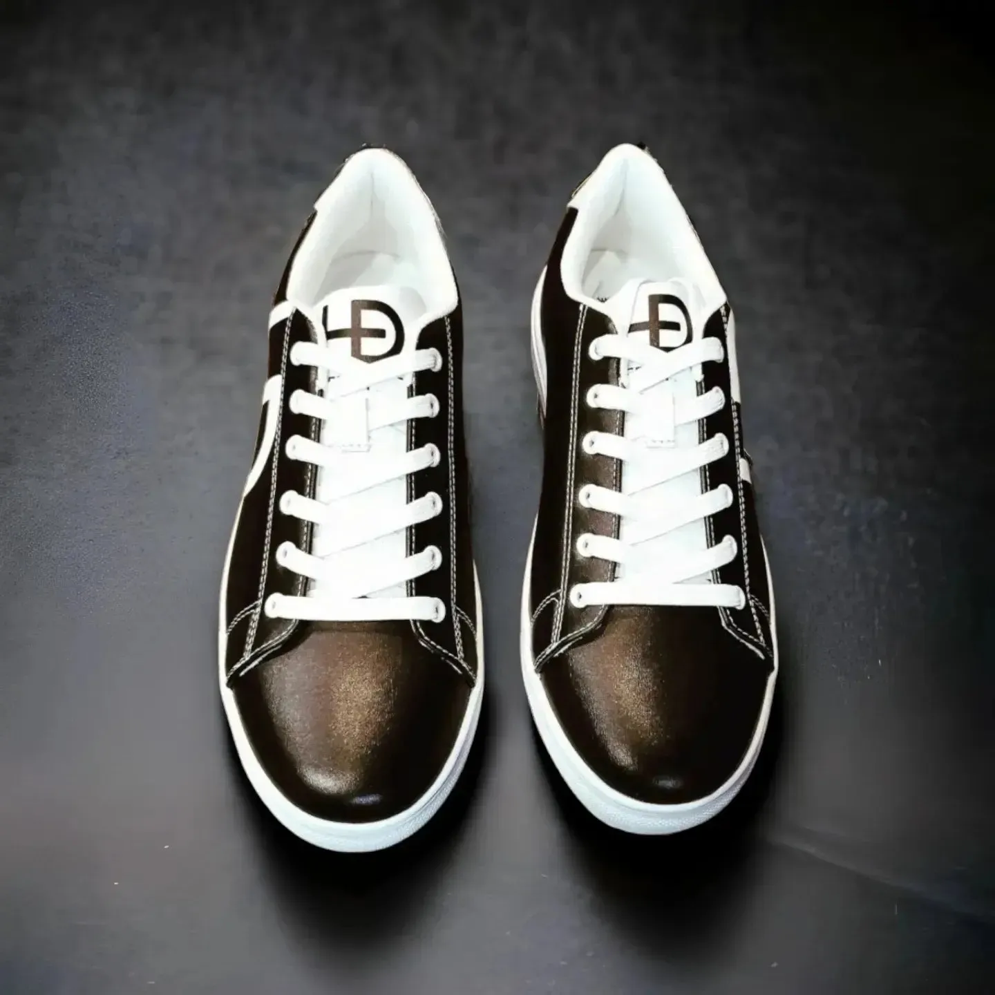 VIP - Mens Classic B&W Sneaker & Mens White & Black Sneaker 50% OFF Bundle