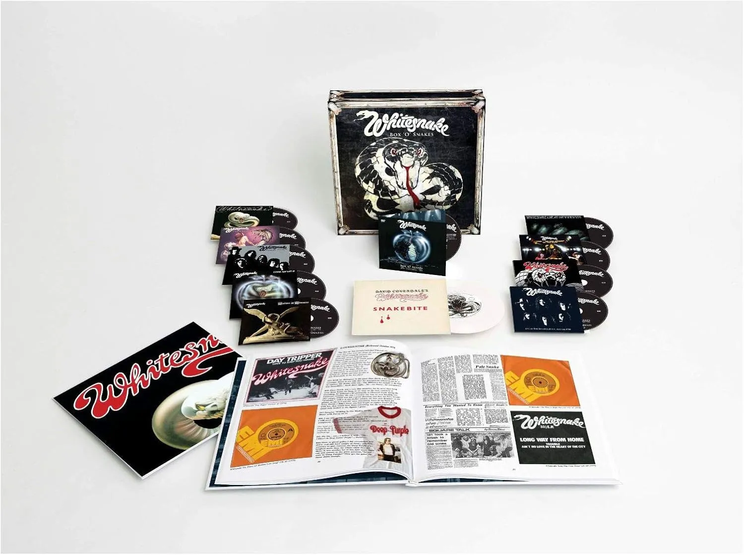 WHITESNAKE - BOX 'O' SNAKES - THE SUNBURST YEARS 1978 - 1982 [9CD   DVD   7" BOXSET]