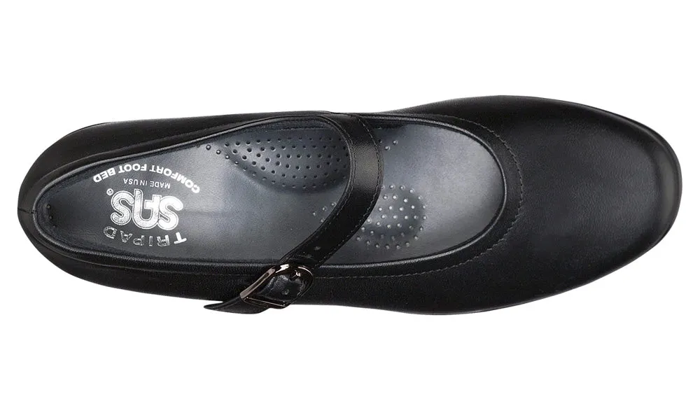 Women's Maria Mary Jane Shoe in Black
